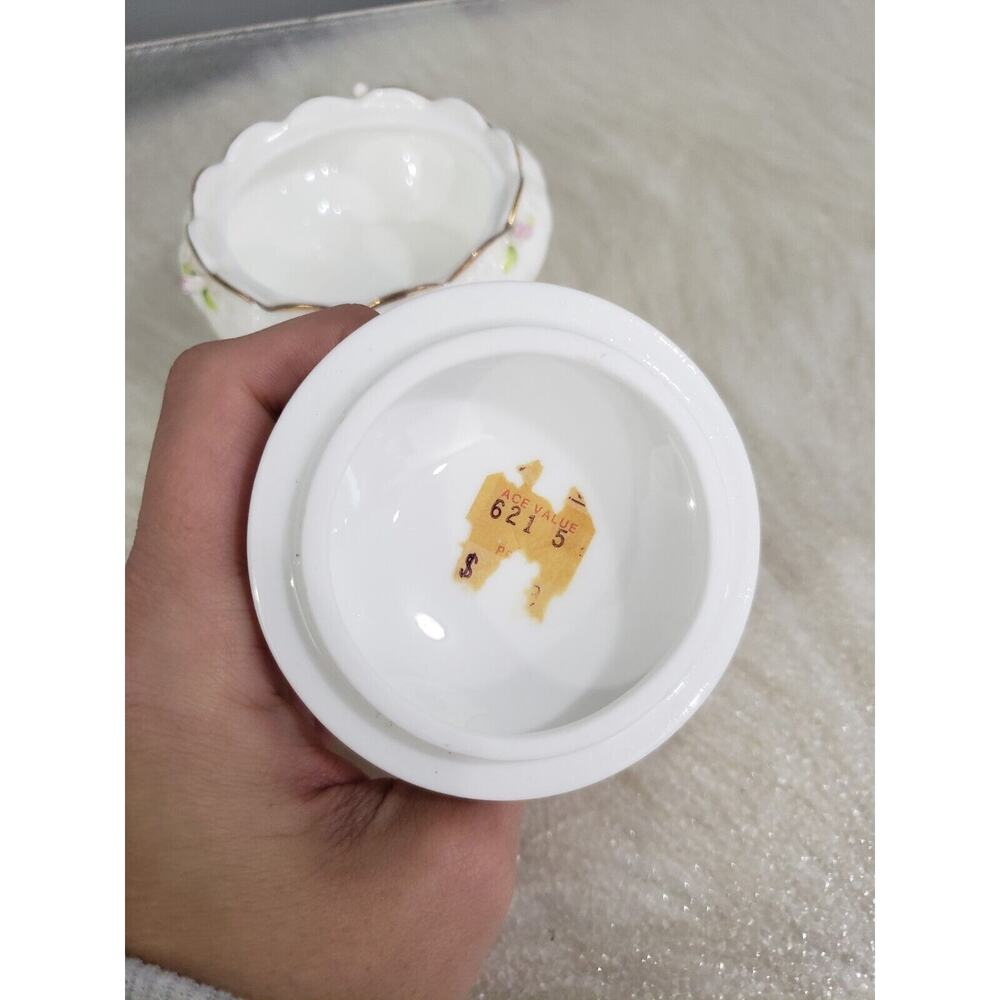 RARE Vintage‎ 1975 Maruri Masterpiece Bone China Girl Trinket Box Enesco Ballet - Picture 6 of 9